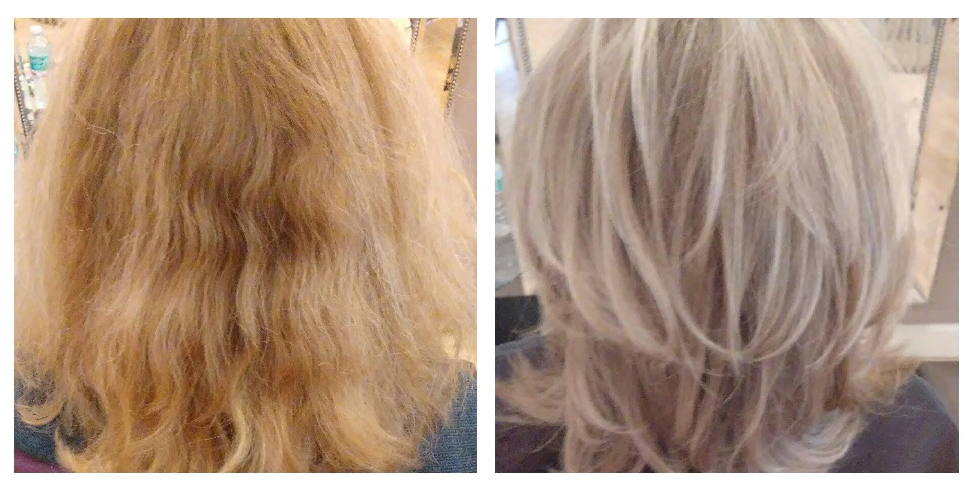 Root touchup / Highlights / Cut / Style