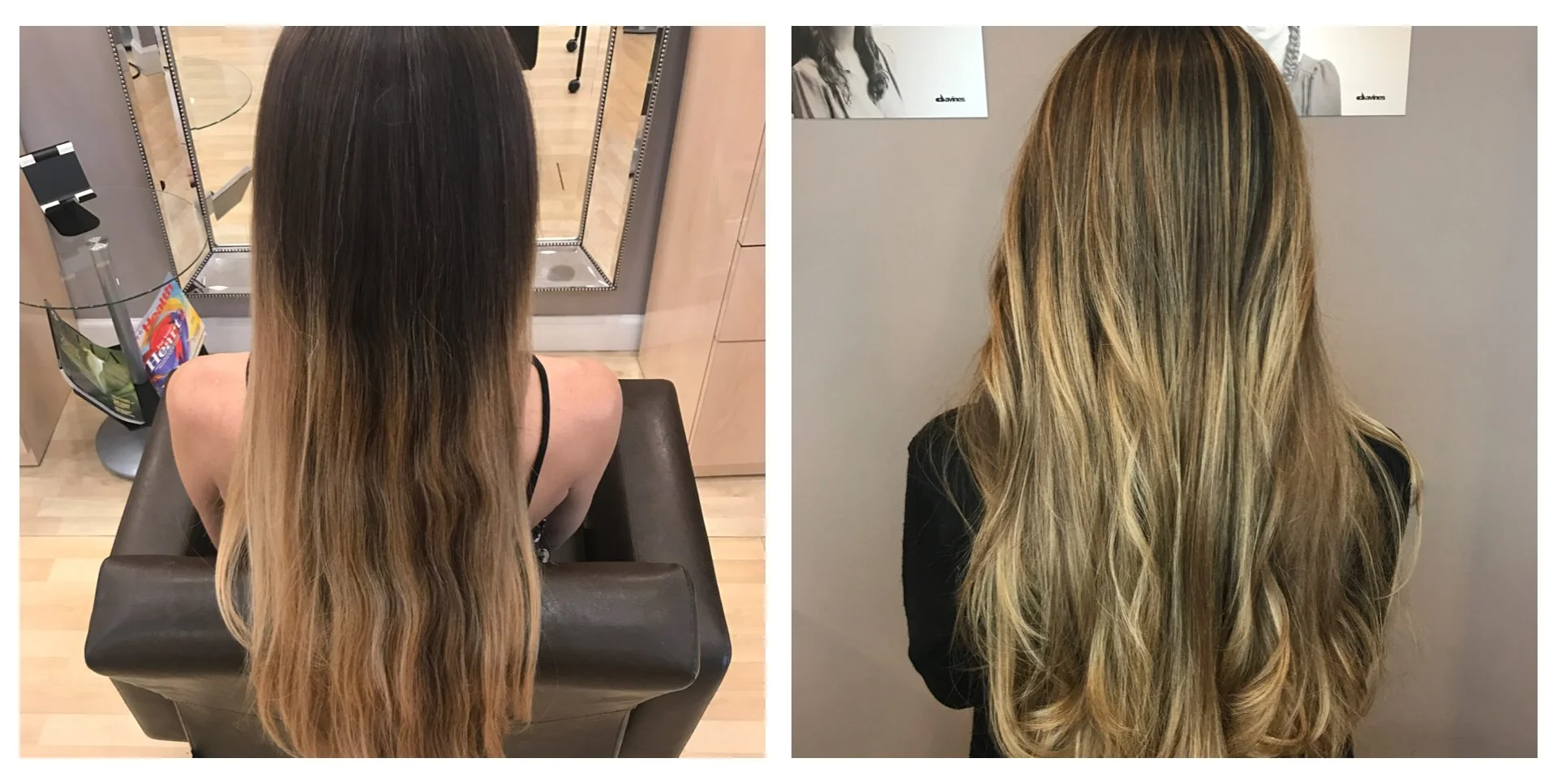 Balayage / Toner / Haircut and Blow-dry