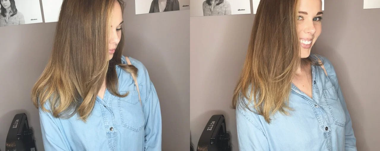 Partial Balayage : Haircut and Blowdry